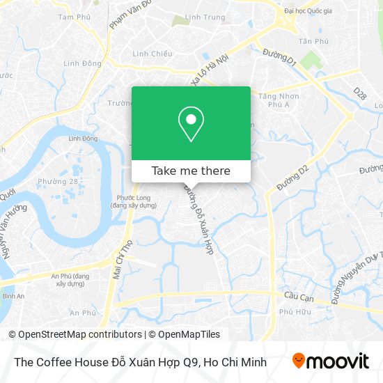 The Coffee House Đỗ Xuân Hợp Q9 map