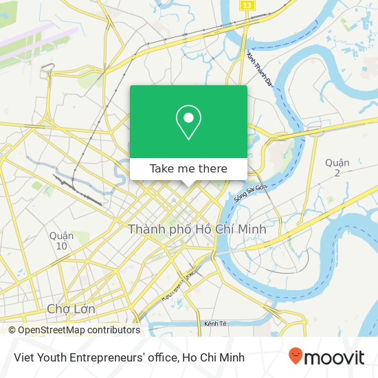 Viet Youth Entrepreneurs' office map