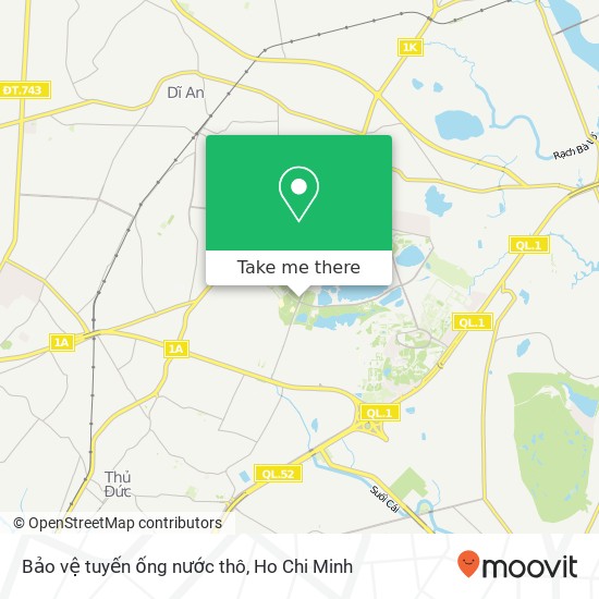 Bảo vệ tuyến ống nước thô map