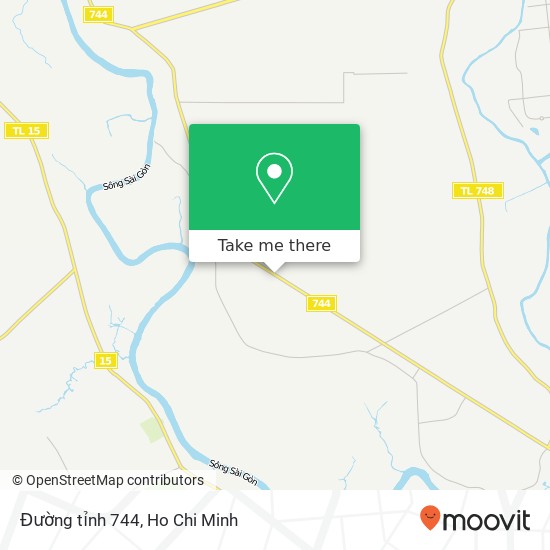 Đường tỉnh 744 map