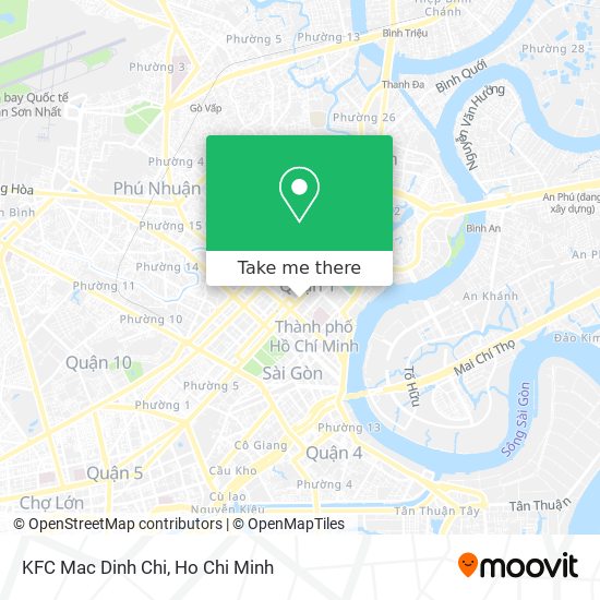 KFC Mac Dinh Chi map