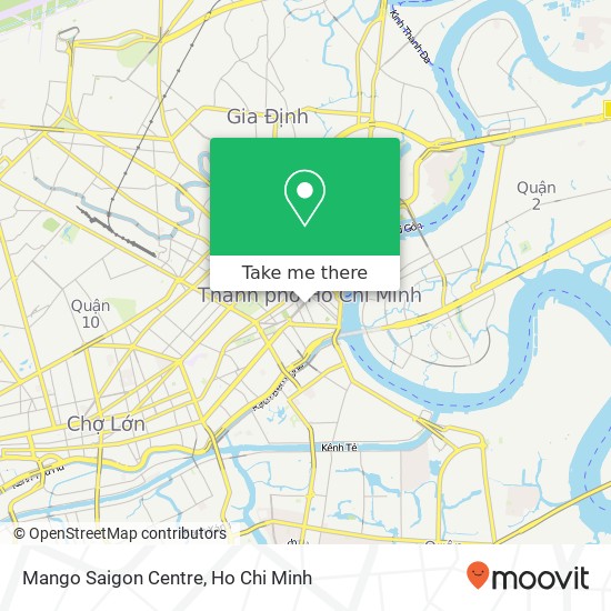 Mango Saigon Centre map