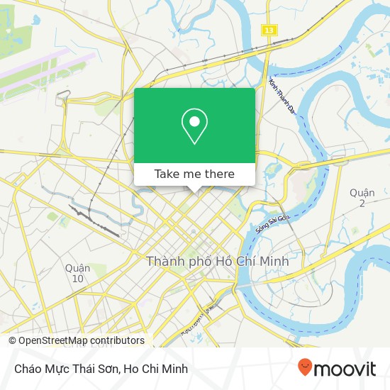 Cháo Mực Thái Sơn map