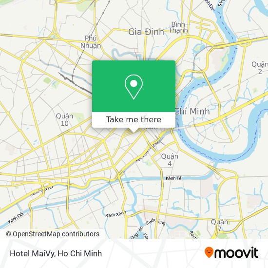 Hotel MaiVy map
