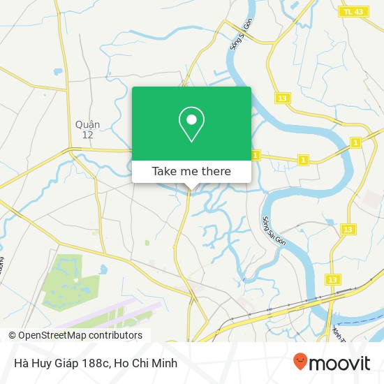 Hà Huy Giáp 188c map
