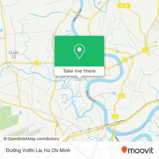 Đường Vườn Lài map