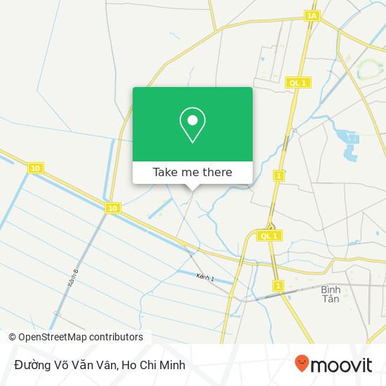 Đường Võ Văn Vân map