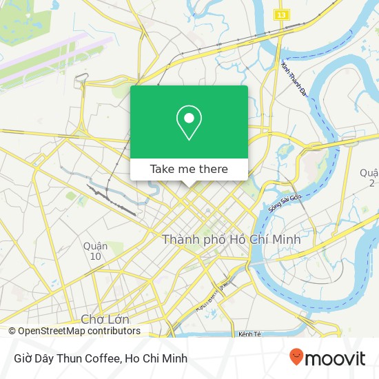 Giờ Dây Thun Coffee map