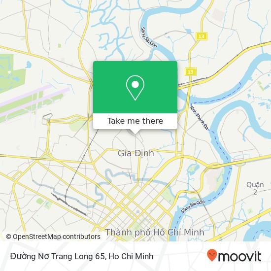 Đường Nơ Trang Long 65 map