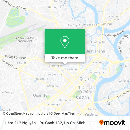 Hẻm 212 Nguyễn Hữu Cảnh 132 map