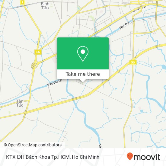 KTX ĐH Bách Khoa Tp.HCM map