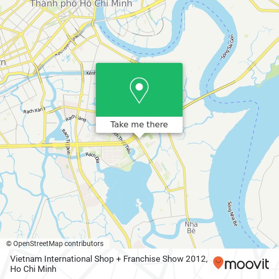 Vietnam International Shop + Franchise Show 2012 map