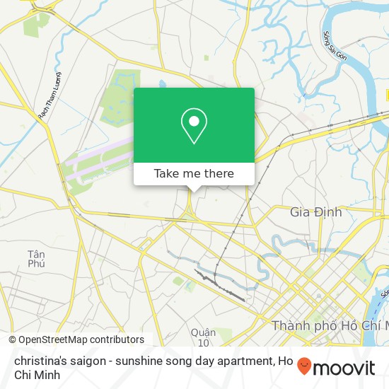 christina's saigon - sunshine song day apartment map