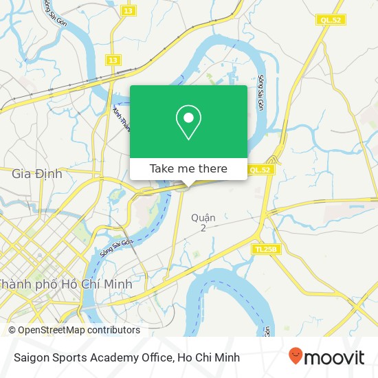 Saigon Sports Academy Office map
