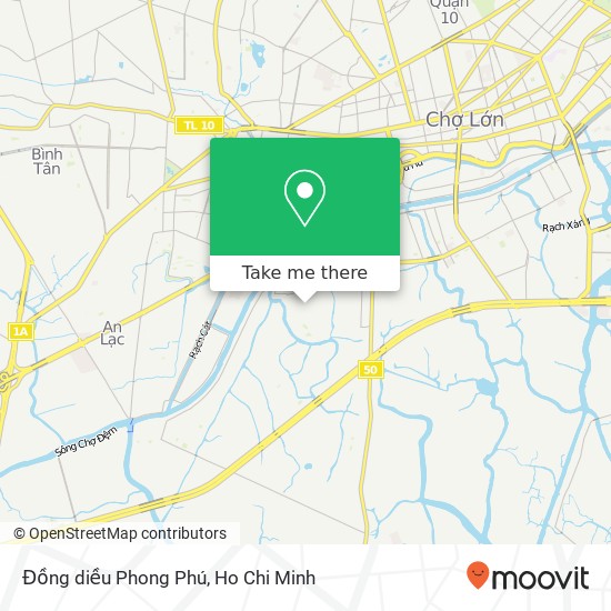 Đồng diều Phong Phú map