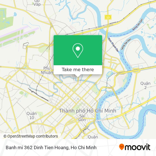 Banh mi 362 Dinh Tien Hoang map