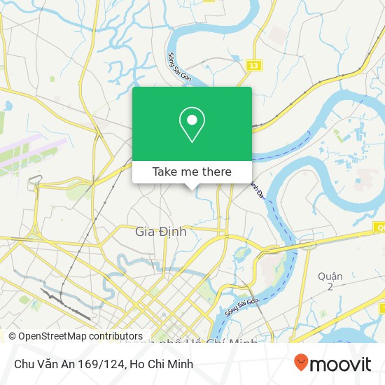 Chu Văn An 169/124 map