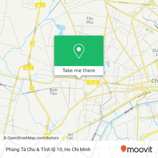 Phùng Tá Chu & Tỉnh lộ 10 map