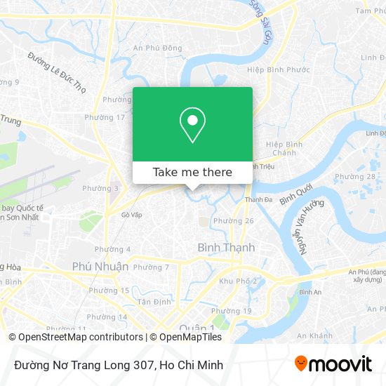 Đường Nơ Trang Long 307 map