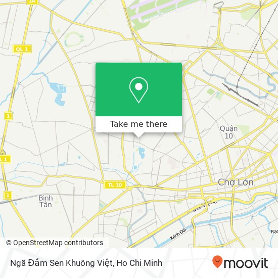 Ngã Đầm Sen Khuông Việt map