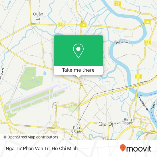 Ngã Tư Phan Văn Trị map