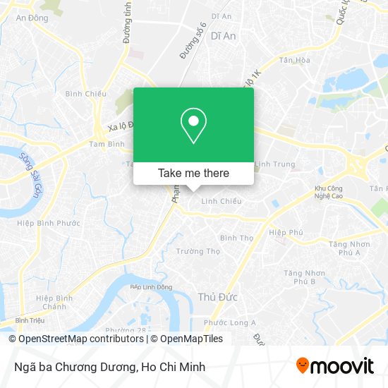 Ngã ba Chương Dương map