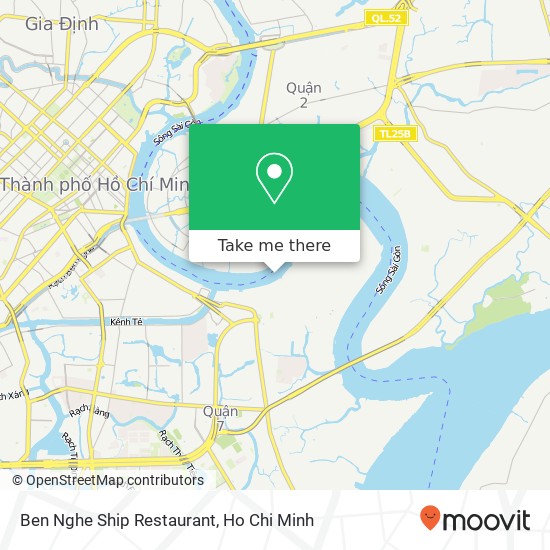 Ben Nghe Ship Restaurant map