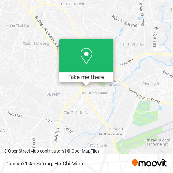 Cầu vượt An Sương map