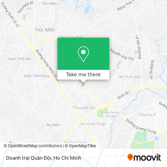 Doanh trại Quân Đội map