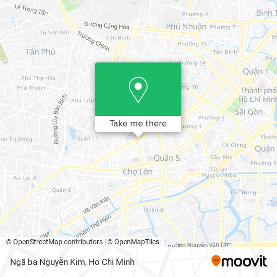 Ngã ba Nguyễn Kim map
