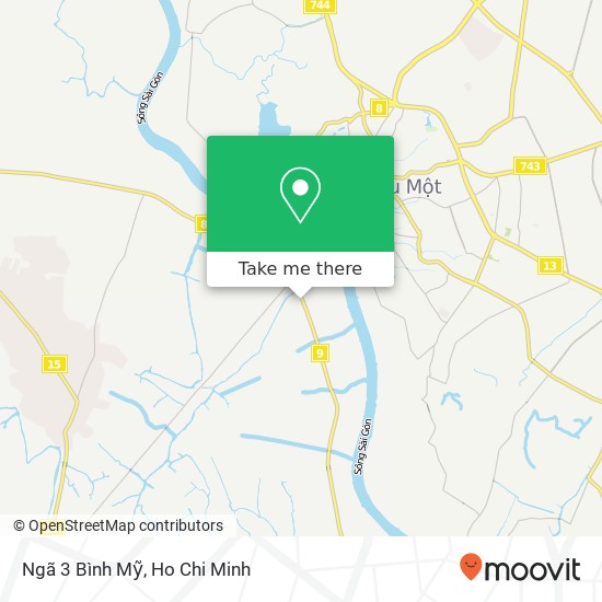 Ngã 3 Bình Mỹ map