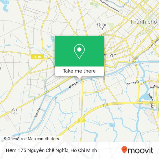 Hẻm 175 Nguyễn Chế Nghĩa map
