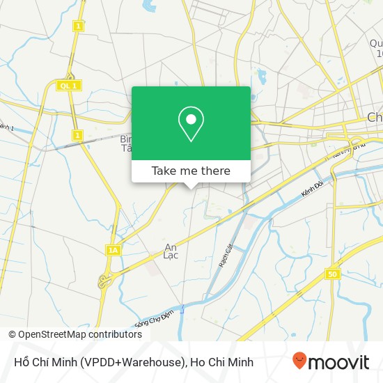 Hồ Chí Minh (VPDD+Warehouse) map