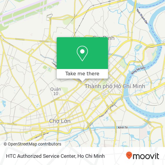 HTC Authorized Service Center map