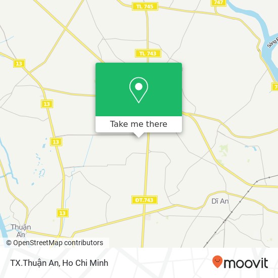 TX.Thuận An map