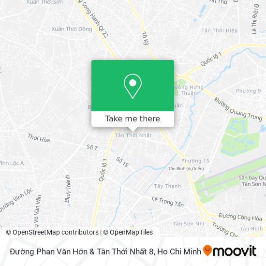 Đường Phan Văn Hớn & Tân Thới Nhất 8 map