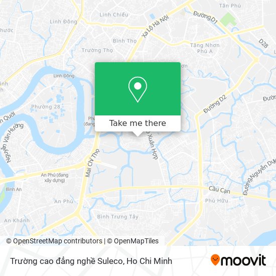 Trường cao đẳng nghề Suleco map