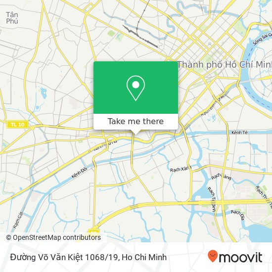 Đường Võ Văn Kiệt 1068/19 map