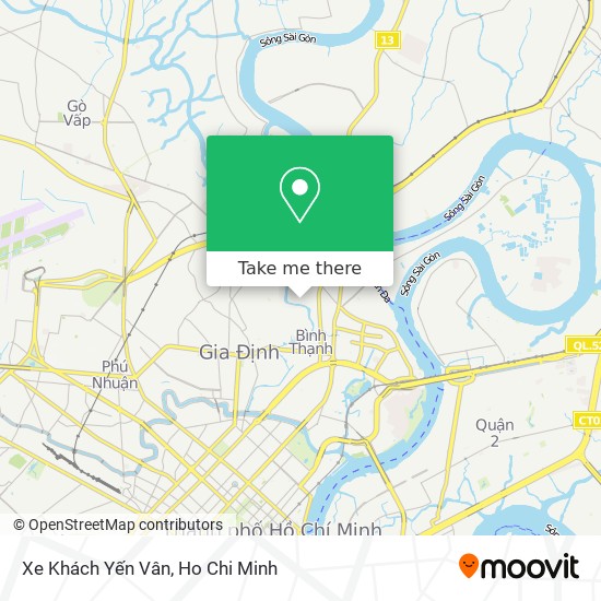 Xe Khách Yến Vân map