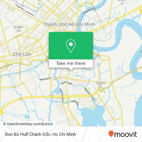 Bún Bò Huế Chánh Gốc map