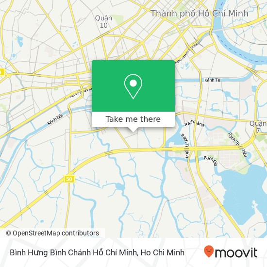 Bình Hưng Bình Chánh Hồ Chí Minh map