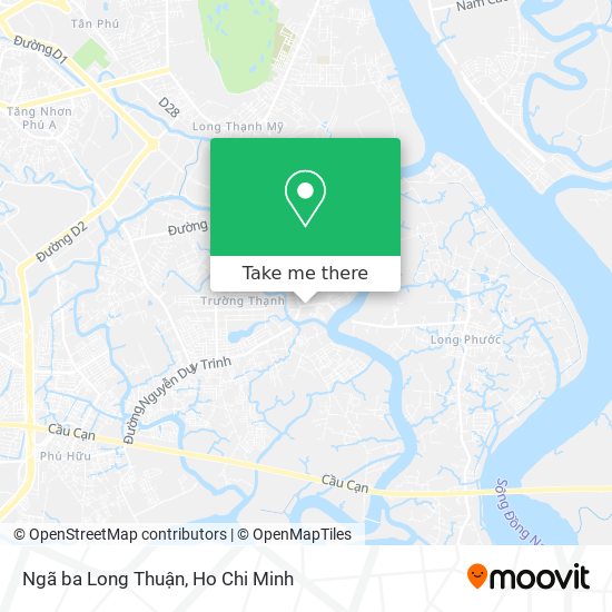 Ngã ba Long Thuận map