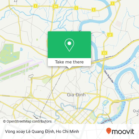 Vòng xoay Lê Quang Định map