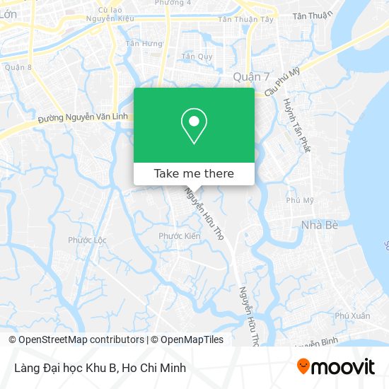 Làng Đại học Khu B map