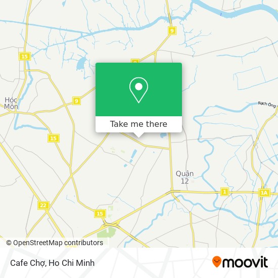 Cafe Chợ map