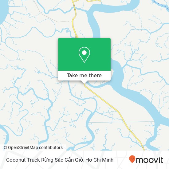 Coconut Truck Rừng Sác Cần Giờ map