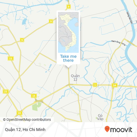 Quận 12 map