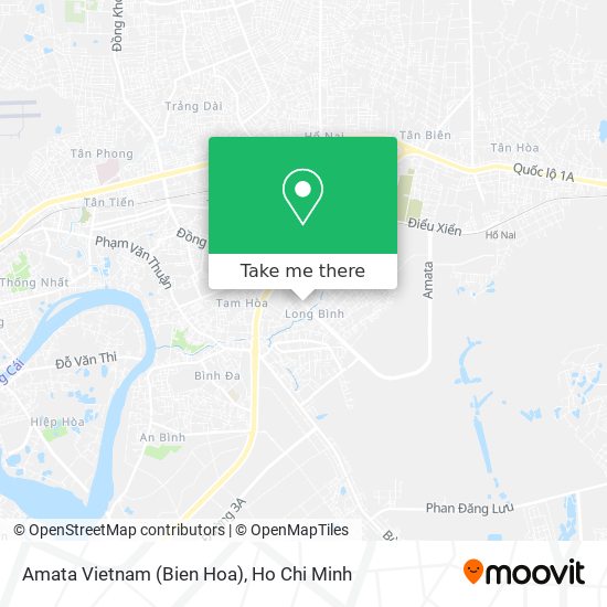 Amata Vietnam (Bien Hoa) map