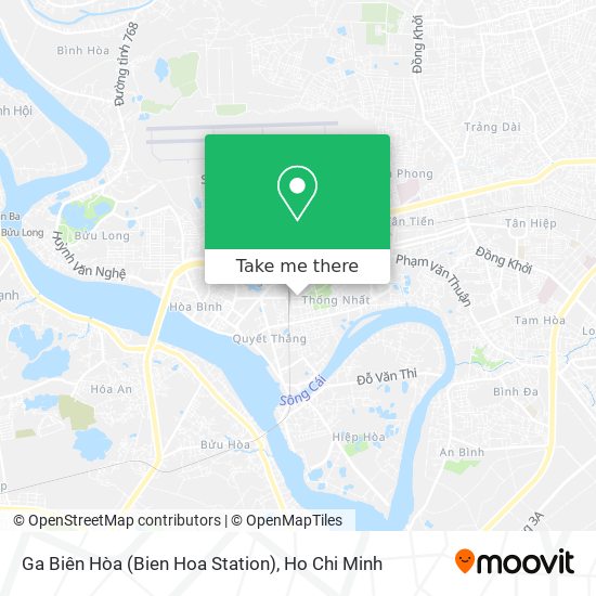 Ga Biên Hòa (Bien Hoa Station) map
