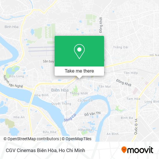 CGV Cinemas Biên Hòa map